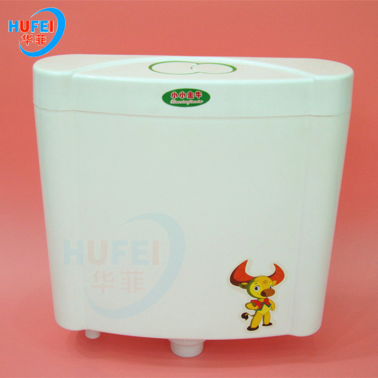 The manufacturer supplies squat toilet water tanks, small golden Bull squat toilet water tanks, double-press water tanks and bathroom water tanks details Picture
