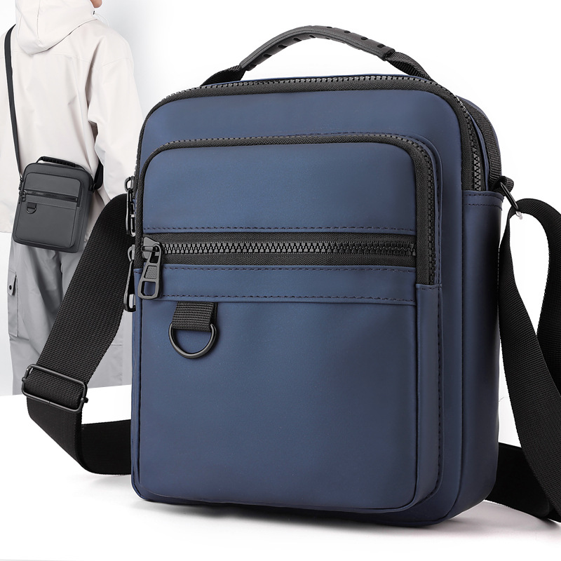 Men's bags, single-shoulder bags, casual crossbody bags, fashionable men's bags, trendy vertical sports small crossbody bags, travel small backpacks full figure
