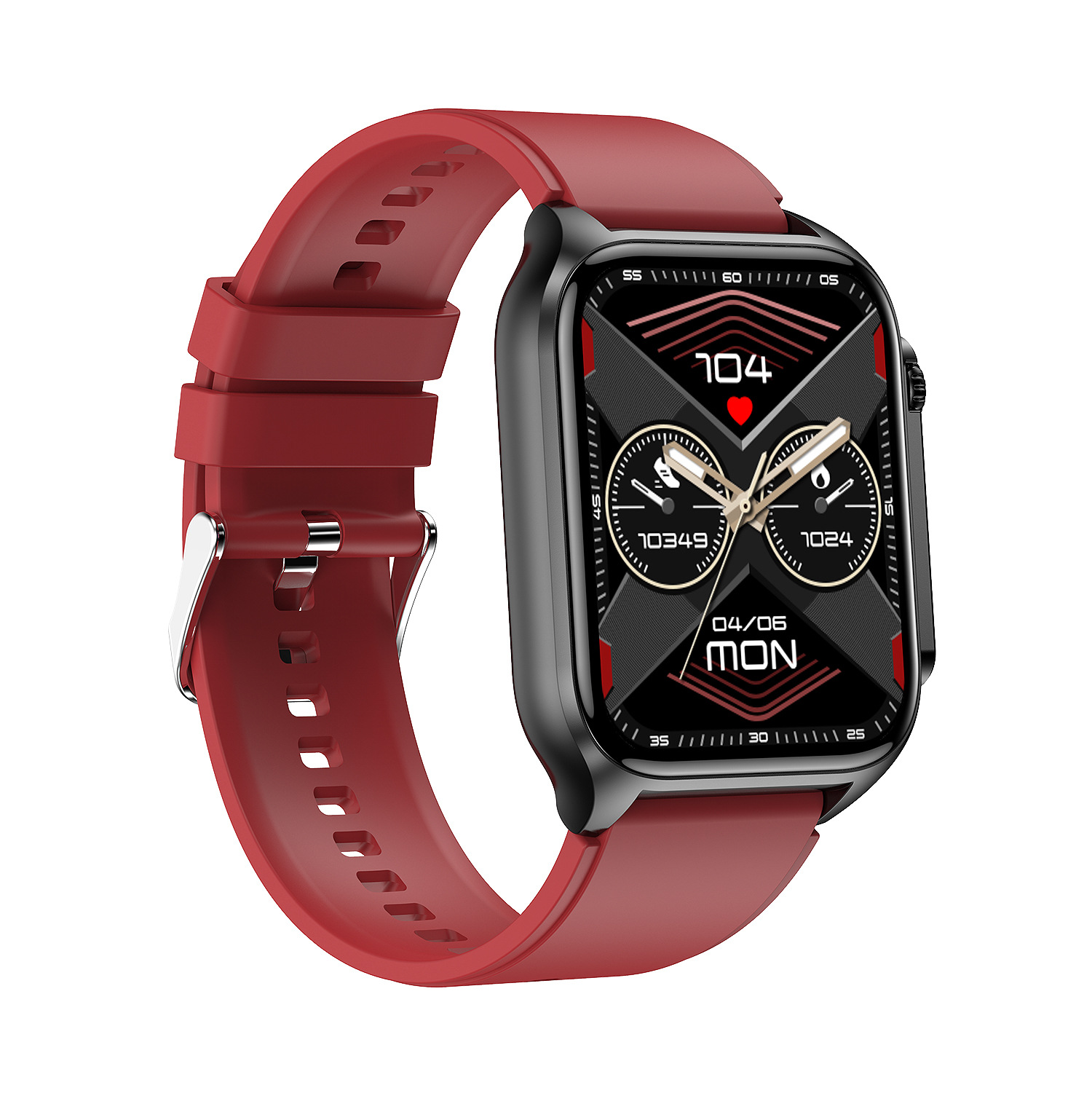 TK12 smartwatch: Blood sugar, Bluetooth call, heart rate, blood oxygen, blood pressure, electrocardiogram detection, step-counting fitness band details Picture