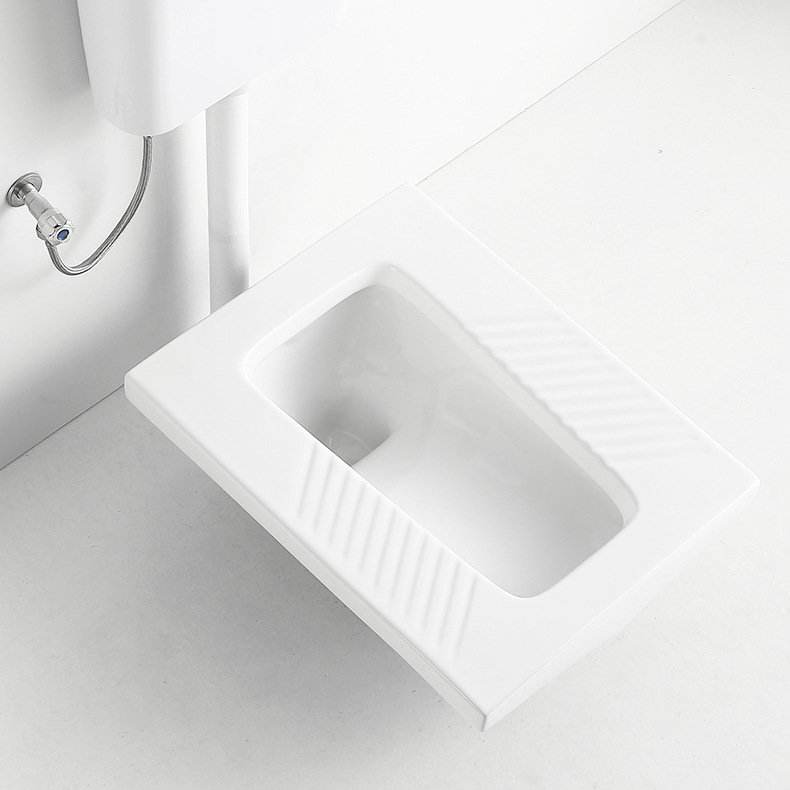 Engineering payment ceramic squat toilet, household squat toilet, squat pit, toilet bowl, hotel toilet, public restroom squat toilet Specification drawing