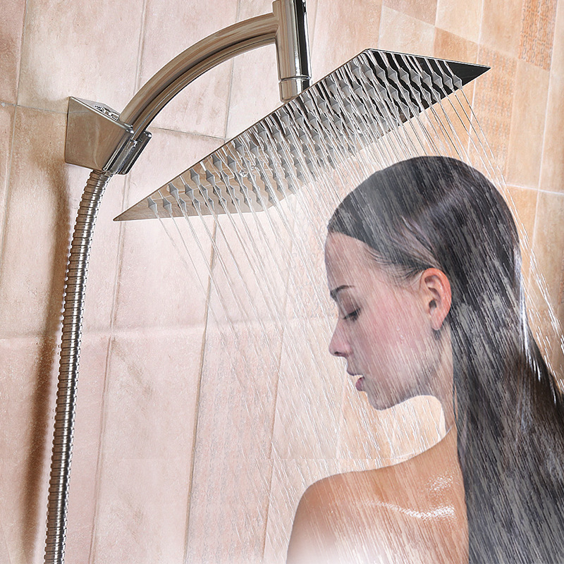 201 stainless steel shower head, overhead spray, pressurized bathroom shower head, shower set, household shower head Application Scenario
