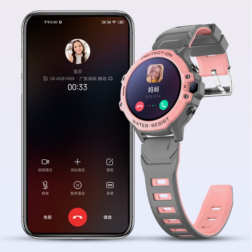 Guardian C9 Sporty Style 4G children's phone with full network compatibility, positioning, waterproof circular display, large battery and loud noise details Picture