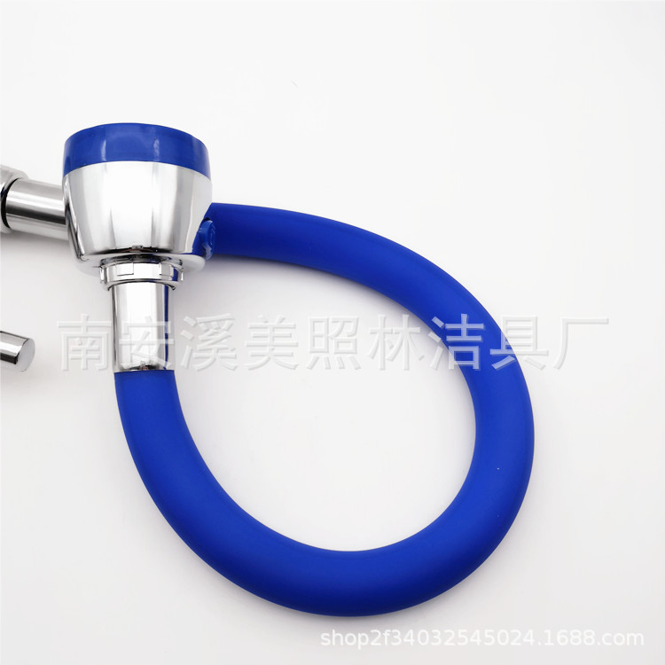 Kitchen color mixed faucet, cold and hot washing basin faucet, sink and vegetable basin faucet, color universal pointed three-way Specification drawing