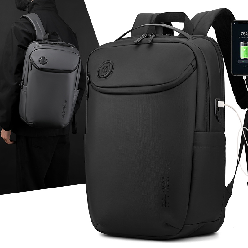 WEPOWER's new men's business backpack, multi-functional backpack, waterproof travel men's bestseller cross-border computer bag full figure