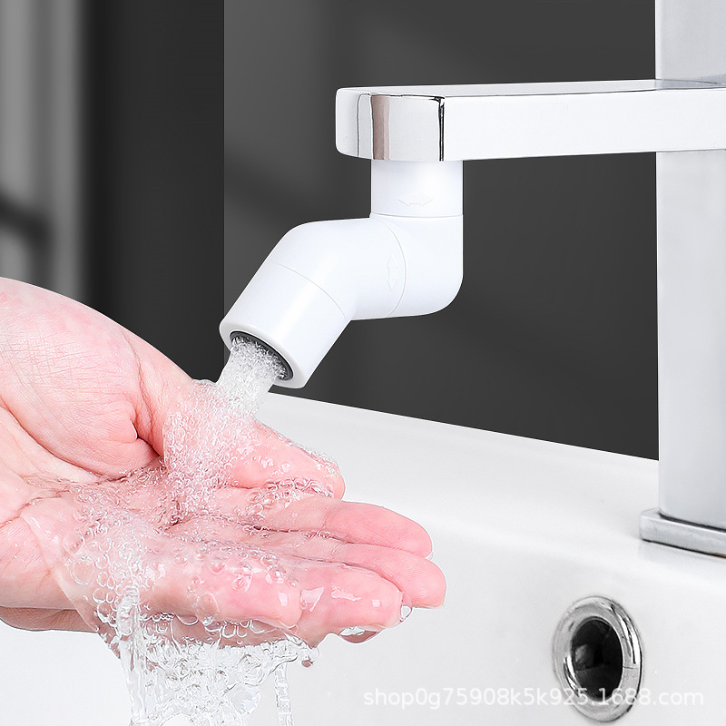 【 One piece Worth shooting 】 Bathroom washbasin, universal faucet, splash-proof spout, rotatable washbasin extender Application Scenario
