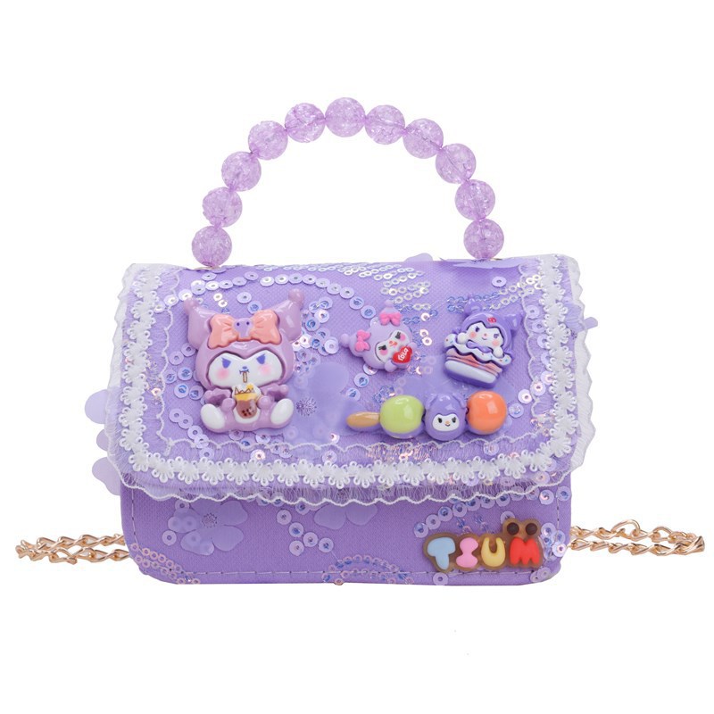 Baby accessories, coin purse, versatile and fashionable single-shoulder crossbody bag, cartoon new Korean version chanel-style hand-held children's bag Item Picture