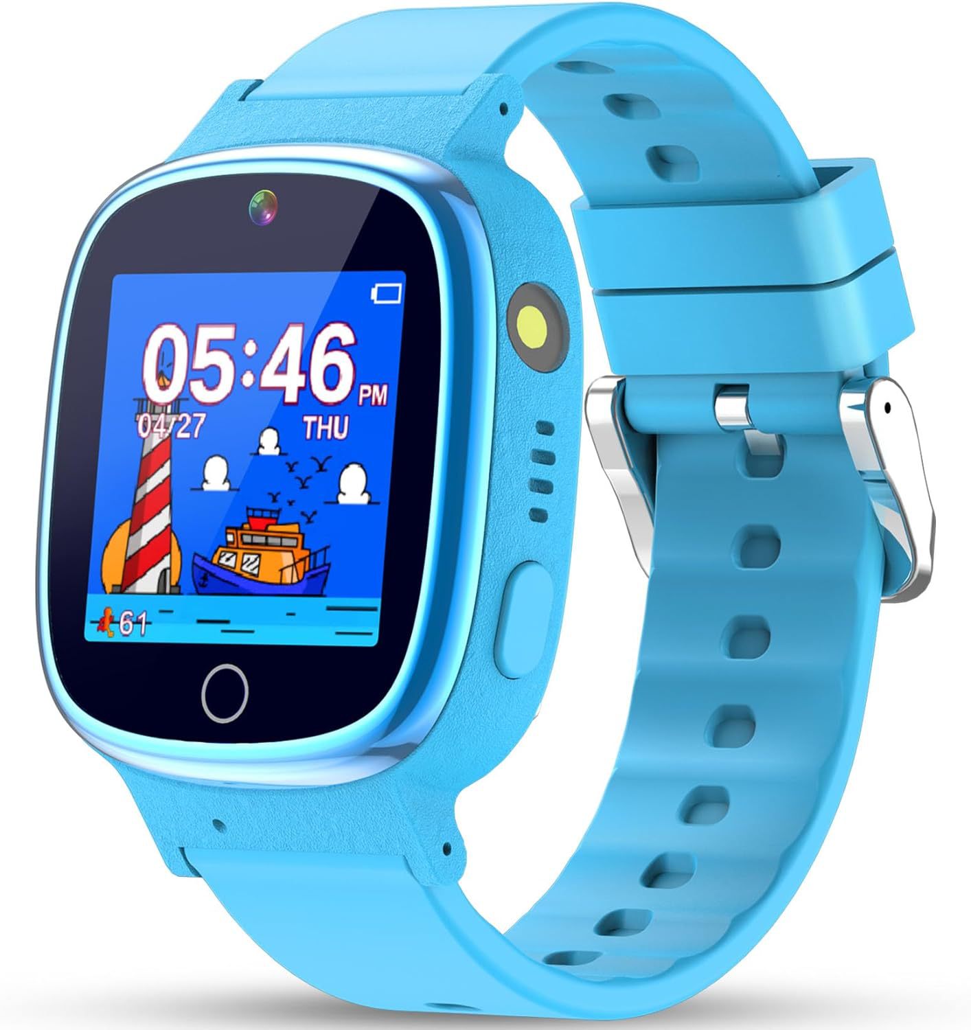 Children's smartwatch with 24 games, 1.4-inch touch screen, camera, video, music player and pedometer Item Picture