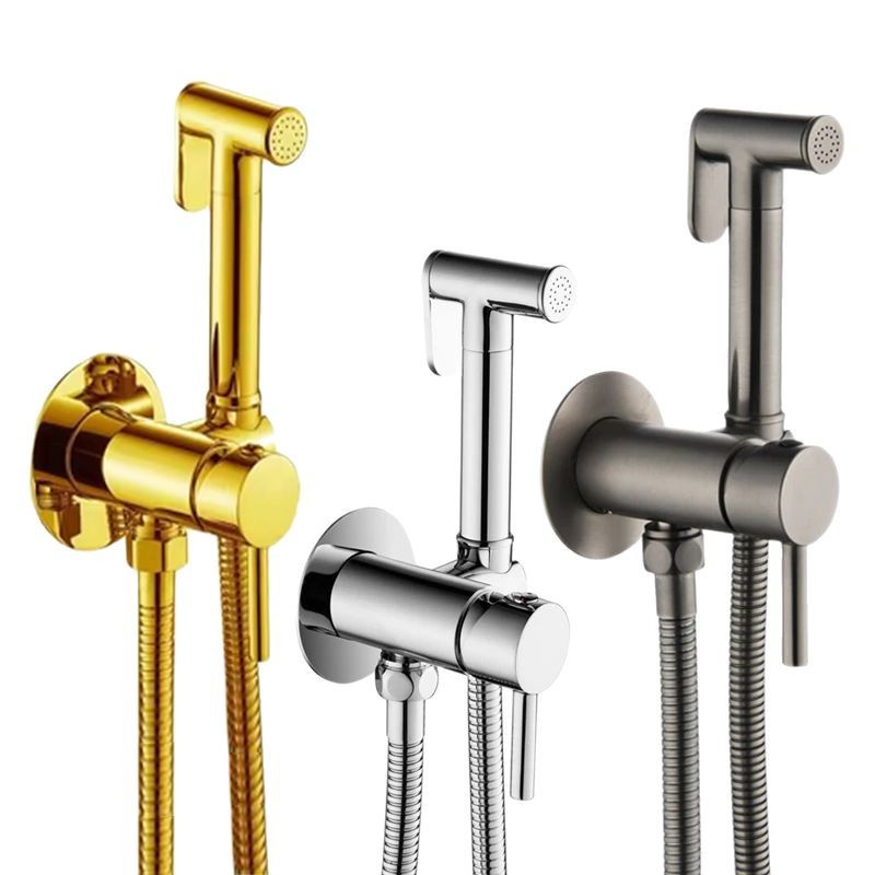 Cross-border toilet companion, spray gun faucet, wall-mounted spray gun, cold and hot all-copper toilet companion, women's wash spray gun faucet Item Picture