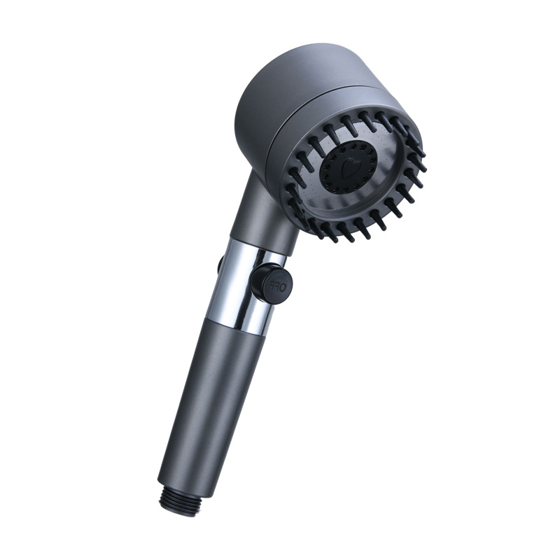 Shower pressurized showerhead, internet-famous wearing spray household filter handheld showerhead set, shower complete set of showerhead Item Picture