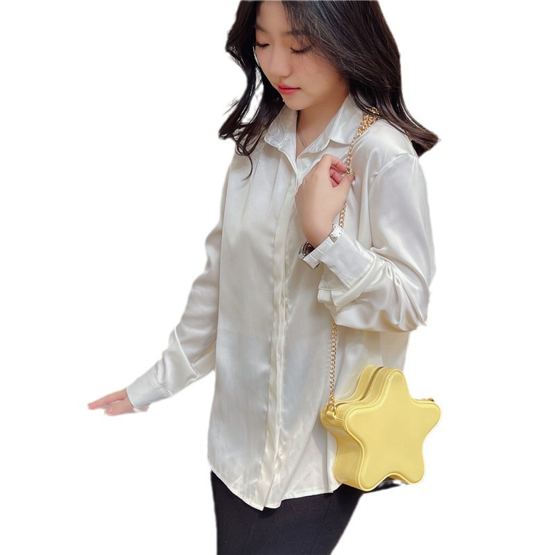 Star Bag, cute cartoon bag, 2025 new style jelly bag, pvc bag, women's crossbody bag, fashionable chain bag, teenage girl Item Picture