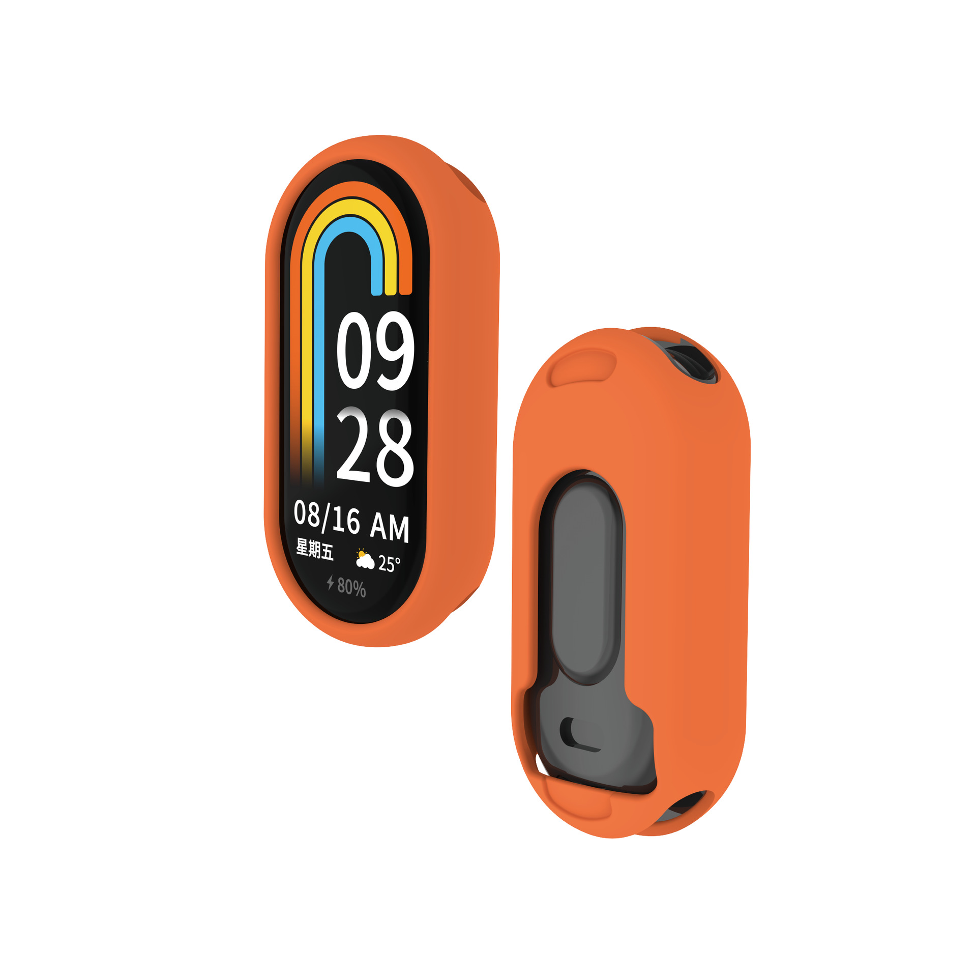 Suitable for Xiaomi Band 8/9/9/10 ceramic watch case, silicone anti-drop and wear-resistant protective cover, simple and pure Application Scenario