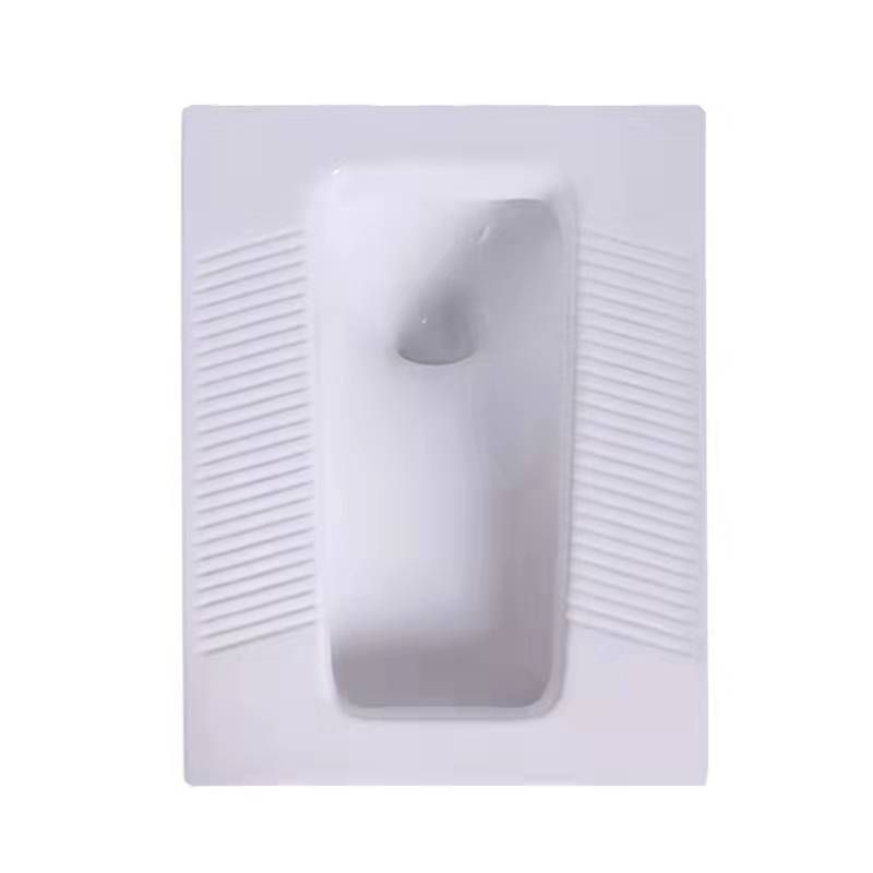 Ceramic S-bend squat toilet manufacturer, rural toilet renovation squat pit project payment, anti-odor squat toilet, squat toilet toilet, wholesale Item Picture