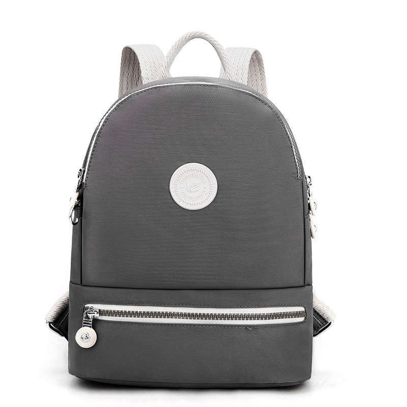 Cross-border exclusive ladies' backpacks, outdoor casual portable backpacks, large-capacity water-resistant nylon schoolbags for school Application Scenario