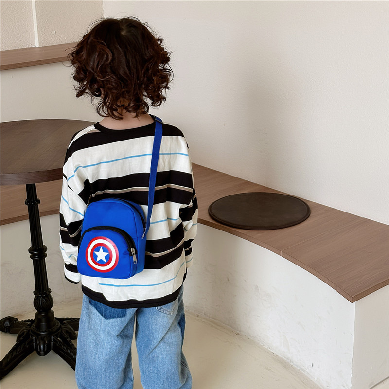 2023 Children's Casual crossbody Bag, New cartoon small crossbody bag for primary school students, portable mobile phone coin purse for boys' Outing details Picture