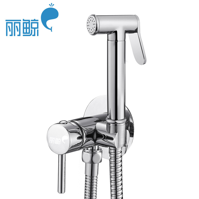 Lijing Concealed Installation women's faucet Set Hotel Engineering Toilet Companion Cold and hot Mixing Valve Flushing Nozzle Set full figure