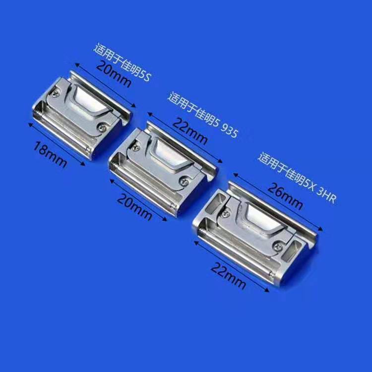 Factory direct sales of powder metallurgy Garmin watch quick-release heads, metal injection molding Garmin watch strap connectors Specification drawing
