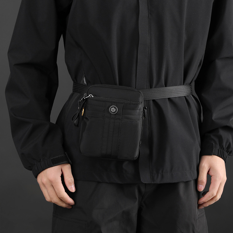 The new WEPOWER men's single-shoulder bag is casual and versatile, a portable crossbody bag for going out, and a wearable waist bag for going out Specification drawing