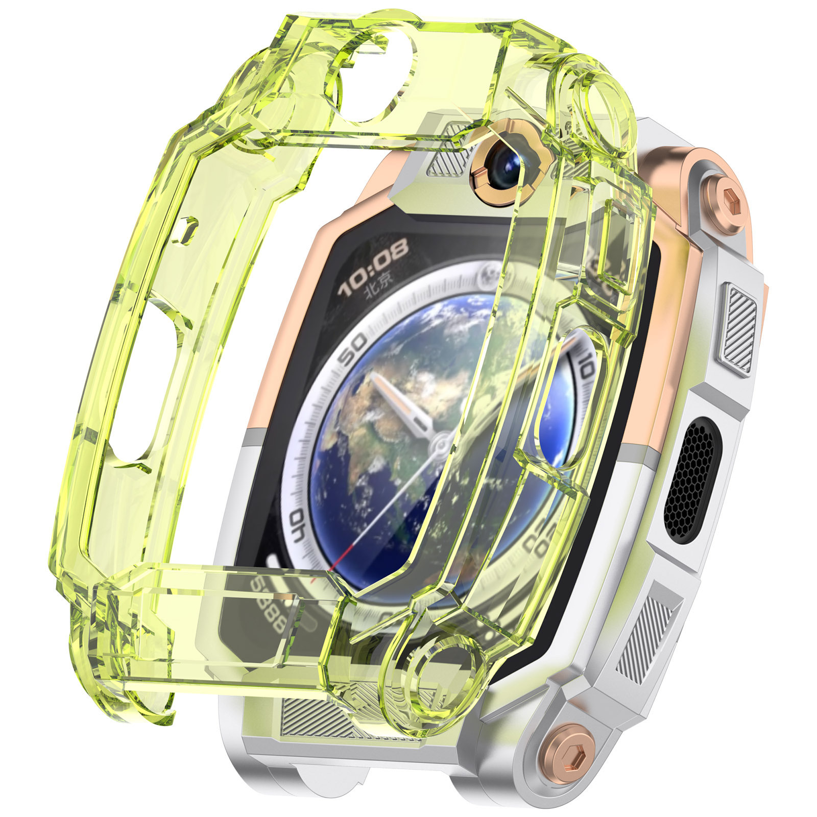 This is suitable for the transparent replaceable protective case of the Z9 and Z10 children's editions of the Xiaotiancai Z11 children's smartwatch Specification drawing
