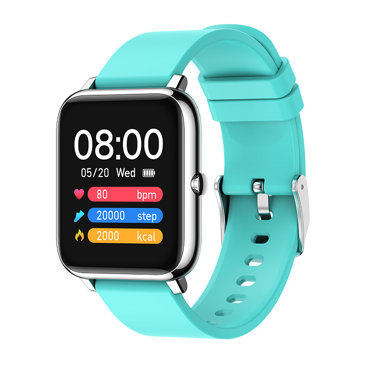 Baiyimei P22 smart bracelet, 1.4-inch, heart rate and blood pressure measurement, music control, step-counting smart watch, cross-border full figure