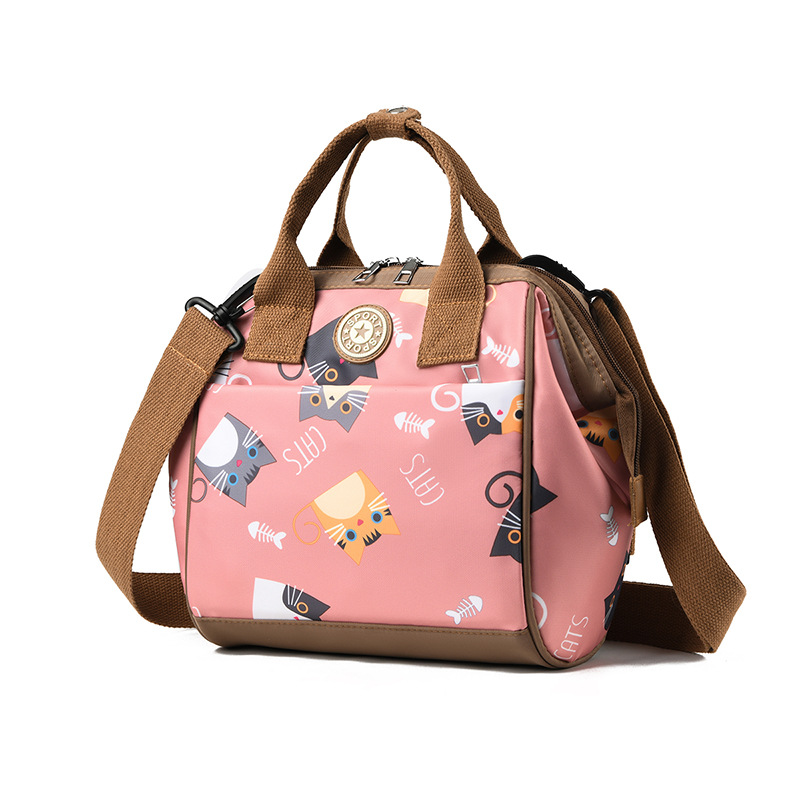 Mom's portable baby bag for going out, multi-functional and fashionable mommy bag, hand-held shoulder crossbody bag, water-resistant for pregnant women full figure