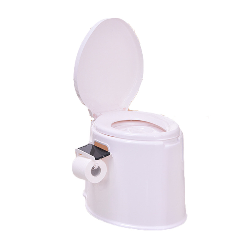 The manufacturer supplies portable toilets with anti-slip strips for the elderly, mobile toilets for placing mobile phones, and multi-functional portable toilets Item Picture