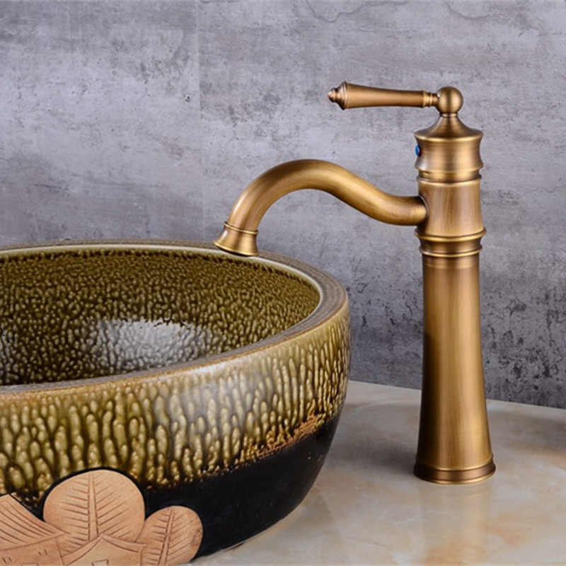 Factory wholesale and direct sales of European-style home decoration building materials, plumbing, hardware, bathroom fixtures, antique kitchen basins, washbasins and faucets details Picture