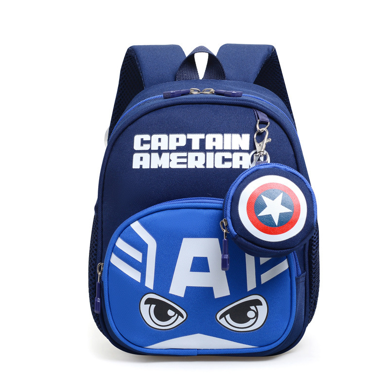Kindergarten schoolbag cartoon Spider-Man, small and middle class children's backpacks, 3-5 years old boys and girls, princess backpacks, foreign trade 4 Item Picture