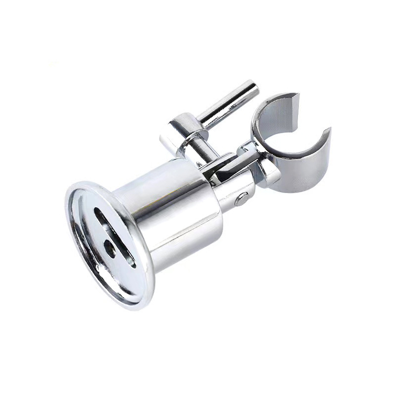The manufacturer supplies zinc alloy showerhead brackets with 180-degree adjustable hand-held showerhead bases and wall-fixed showerhead brackets Item Picture