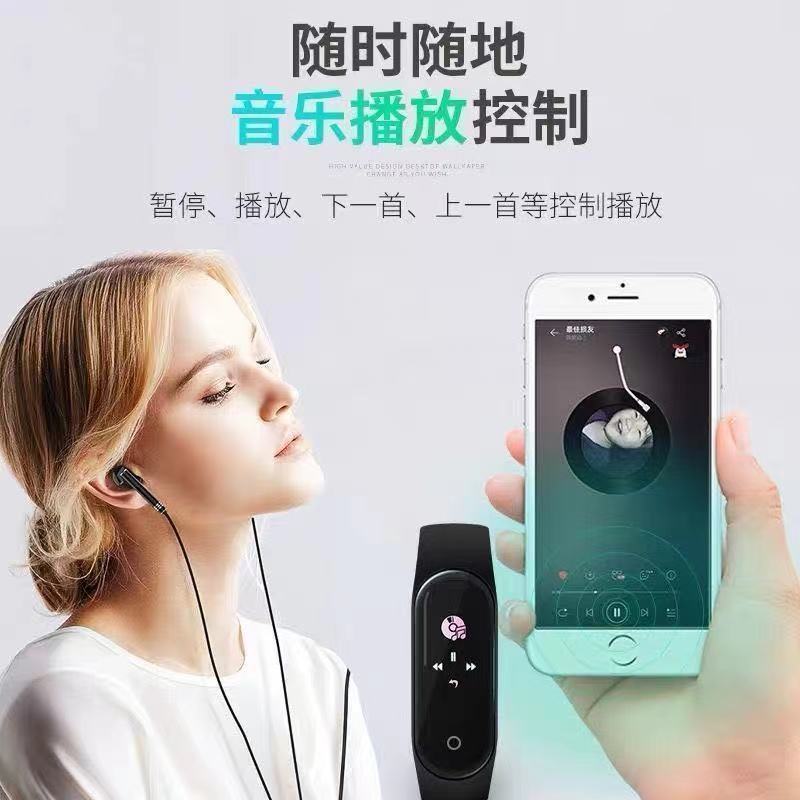 Smart bracelet heart rate and blood pressure detection, step counting navigation, intelligent reminder Application Scenario