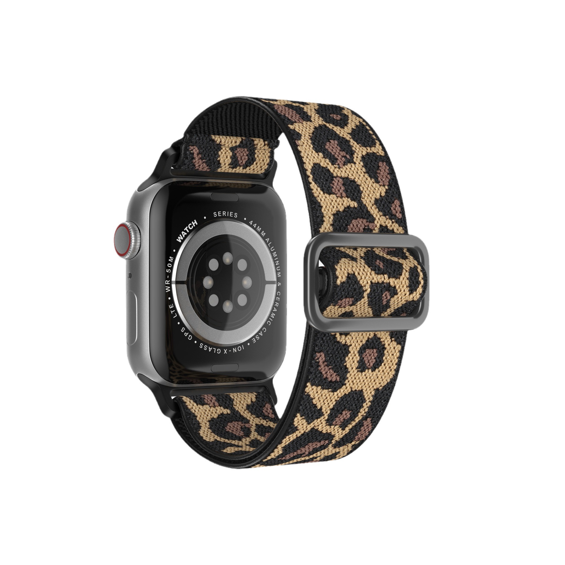 Suitable for Apple woven watch straps, Apple nylon watch straps, iwatch straps with ethnic style flat buckle stitching Item Picture