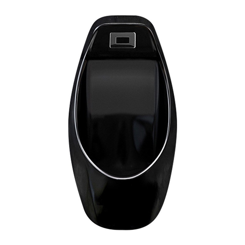 Simple black urinal, household wall-mounted hand-press urinal, hotel sensor men's urinal wholesale Item Picture