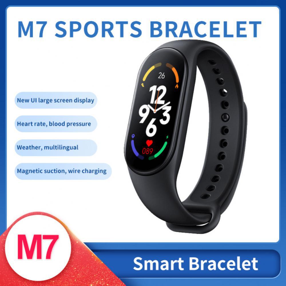 M7 Smart bracelet, step counting, Bluetooth electronic M6 bracelet, heart rate, blood pressure and blood oxygen monitoring, cross-border one-piece consignment details Picture