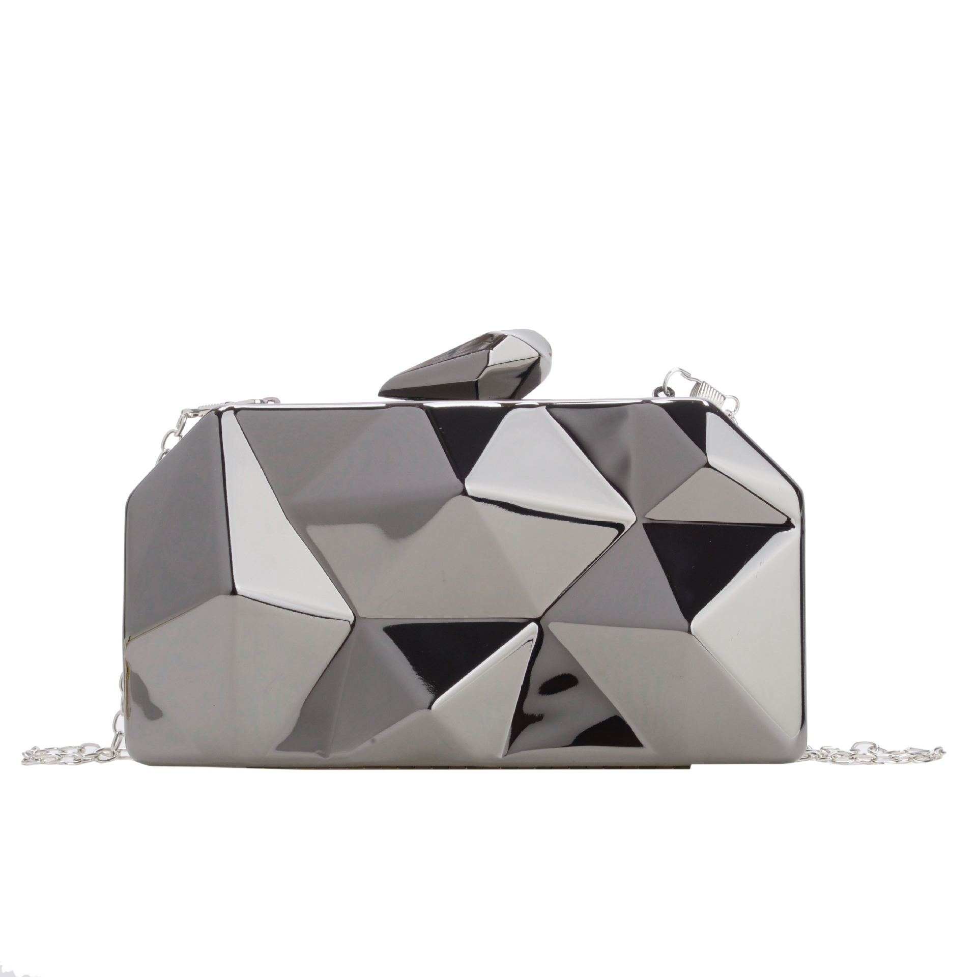 New cross-border acrylic bag, shiny and shiny box, mini small hand bag, clutch bag, banquet single-shoulder crossbody bag Item Picture