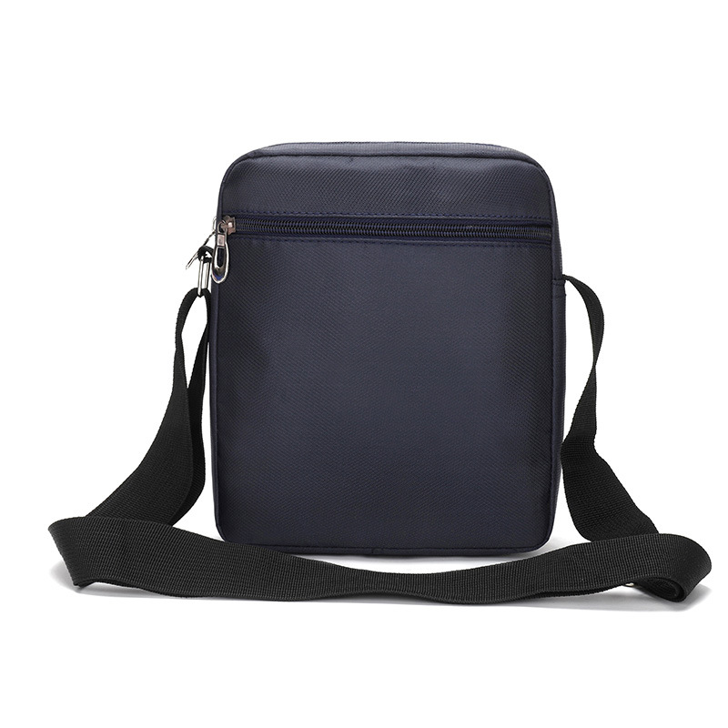 Simple and fashionable crossbody bag, single-shoulder bag, men's Oxford cloth, large-capacity work computer bag, business bag Item Picture