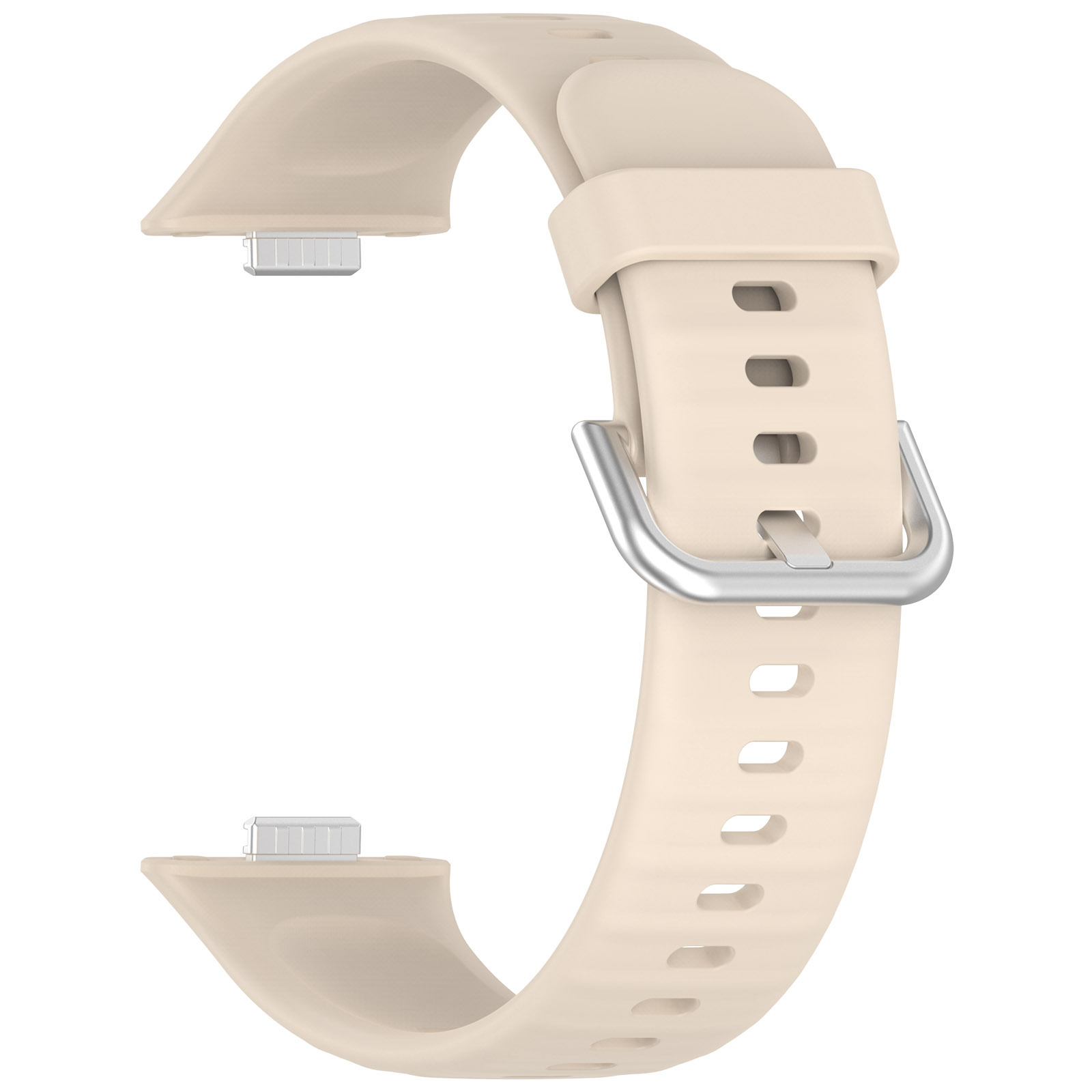 Xinyuan Shuntong is suitable for the silicone watch strap of Huawei Fit4 and the same silver-clasp silicone watch strap as Huawei Watch Fit3 Application Scenario