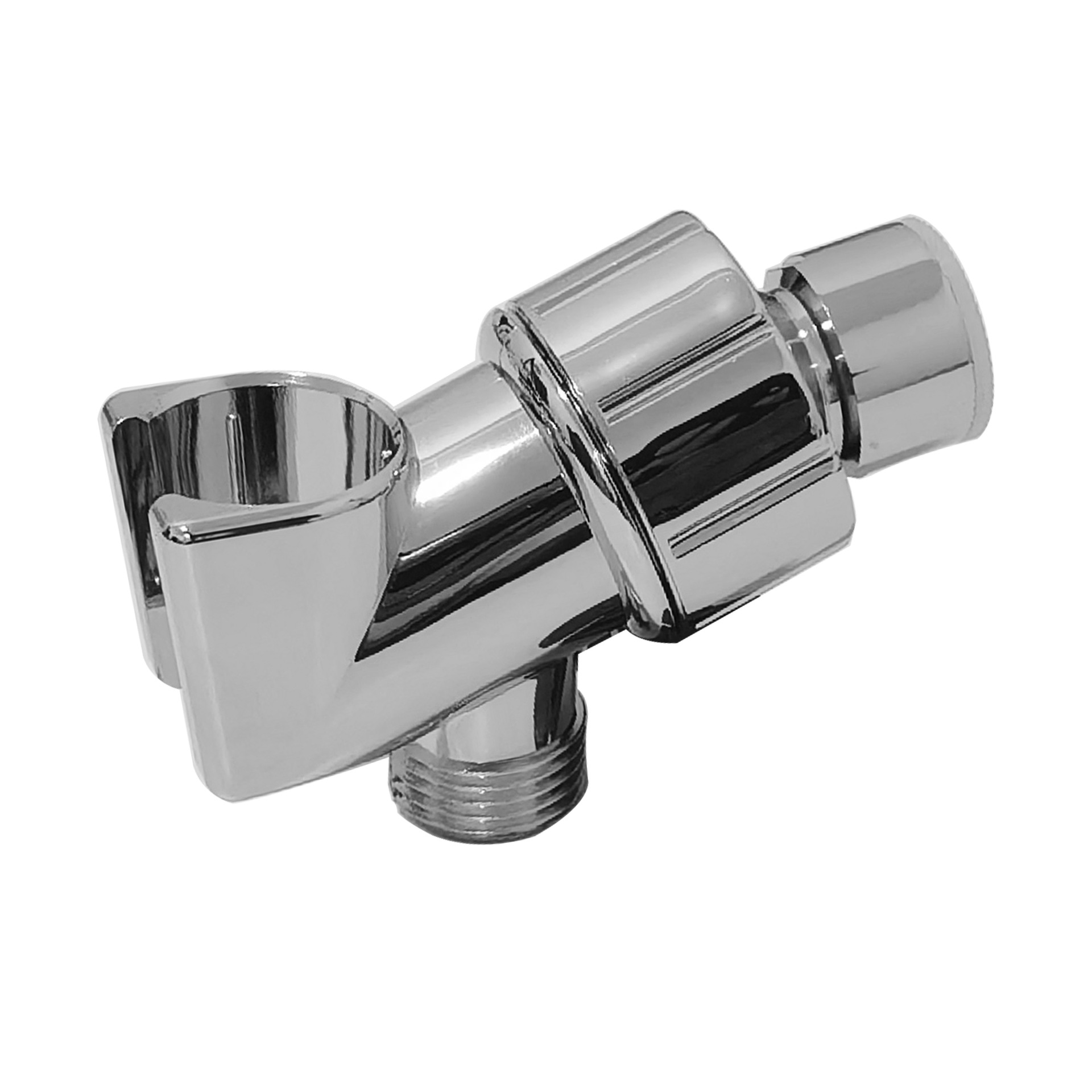 American-style showerhead bracket, American universal copper ball plastic electroplated showerhead three-way socket base, fixed seat full figure