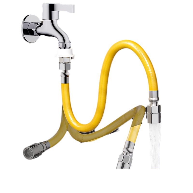 304 stainless steel faucet extension pipe is a universal splash-proof universal extension device for water pipes and hoses Item Picture