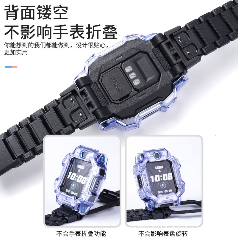 Suitable for the Xiaotiancai smartwatch Z10, Z8A, Z8SD3 transparent high-definition printed Z6Pro case details Picture