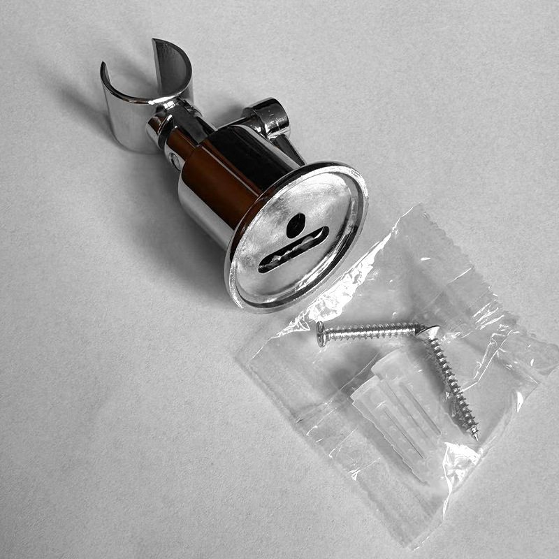 The manufacturer supplies zinc alloy showerhead brackets with 180-degree adjustable hand-held showerhead bases and wall-fixed showerhead brackets Application Scenario