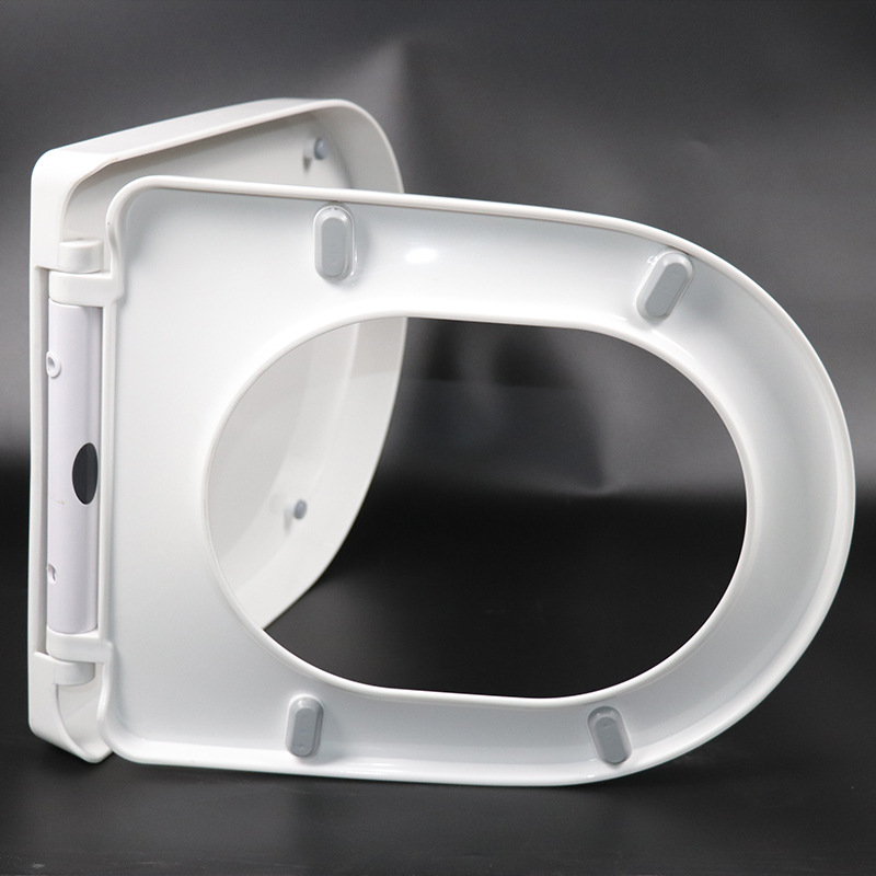 The Dayao toilet seat cover is suitable for the Yigao thickened toilet seat cover, the old-fashioned fixed one-button accessory U-shaped toilet PP cover Specification drawing