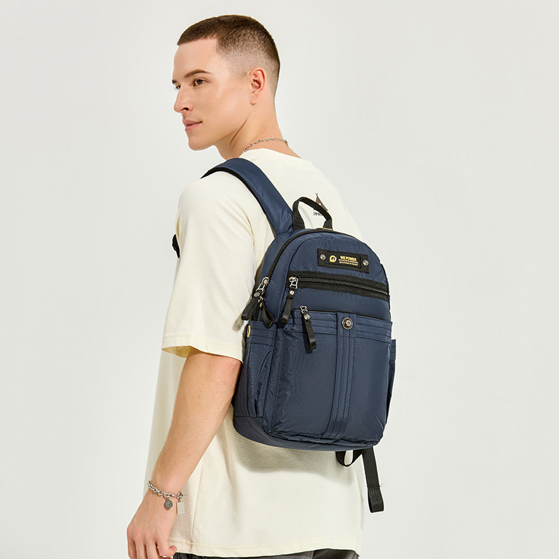 WEPOWER's new outdoor commuting backpack, men's travel backpack, and casual large-capacity waterproof backpack Specification drawing