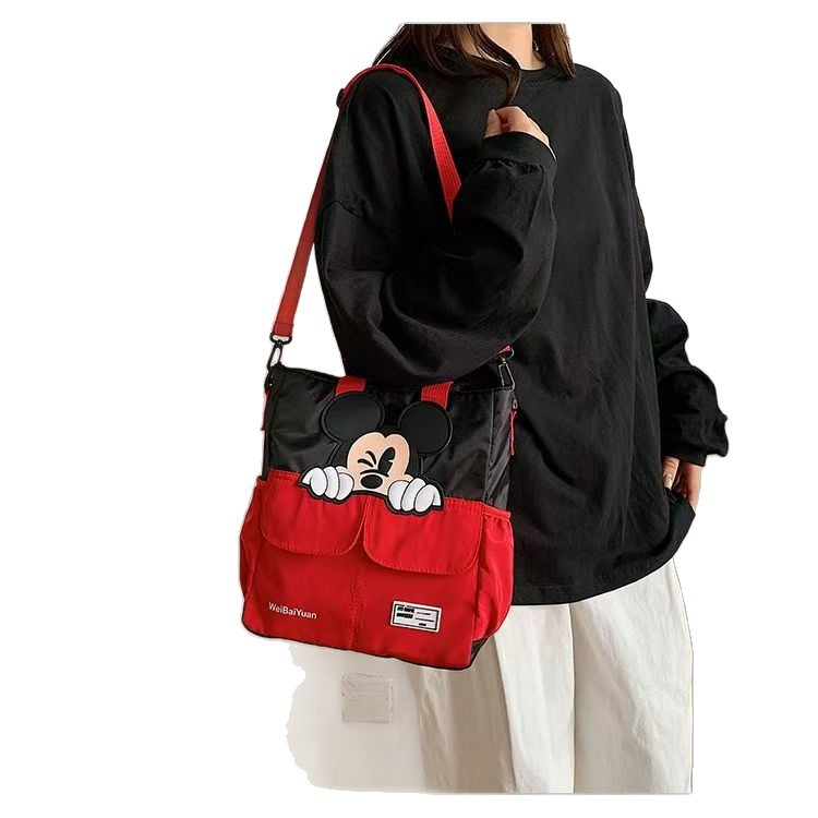 New cross-border Oxford children's tutorial bags, cartoon tote bags for primary school students, large-capacity single-shoulder crossbody bags, wholesale bags Item Picture