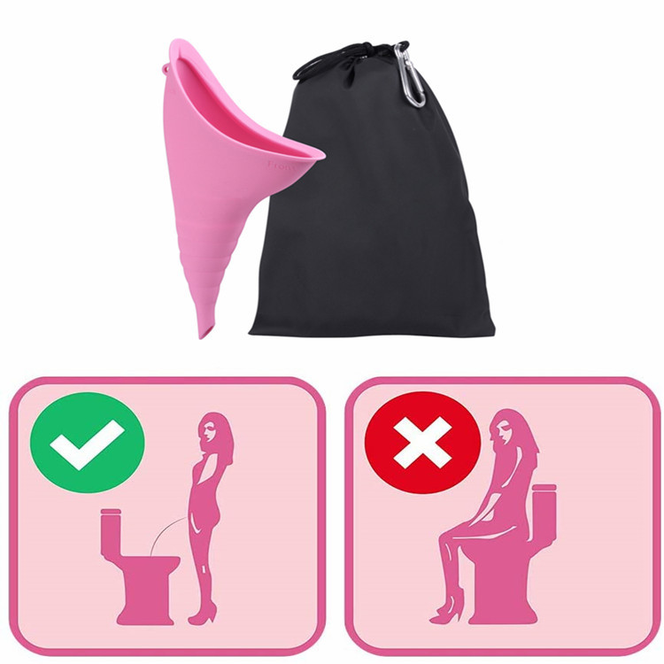 Factory direct sales of new best-selling silicone urinals for women, portable outdoor emergency standing urinals for ladies Item Picture