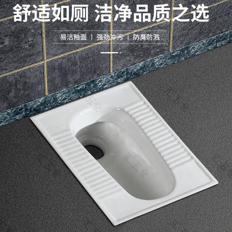 Factory wholesale, construction site bulk purchase, cooperative supply of ceramic squat toilets, squat toilets, squat pits and sanitary wares. Large quantity and favorable price full figure