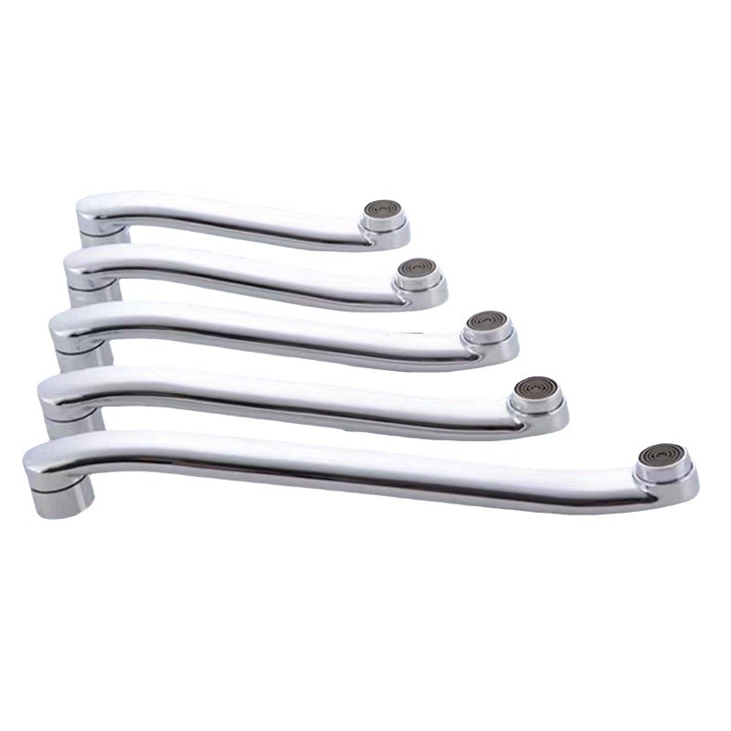 Kitchen water pipe universal faucet accessories, bathtub faucet extended outlet pipe nose G1/2 4-inch pipe international standard Item Picture