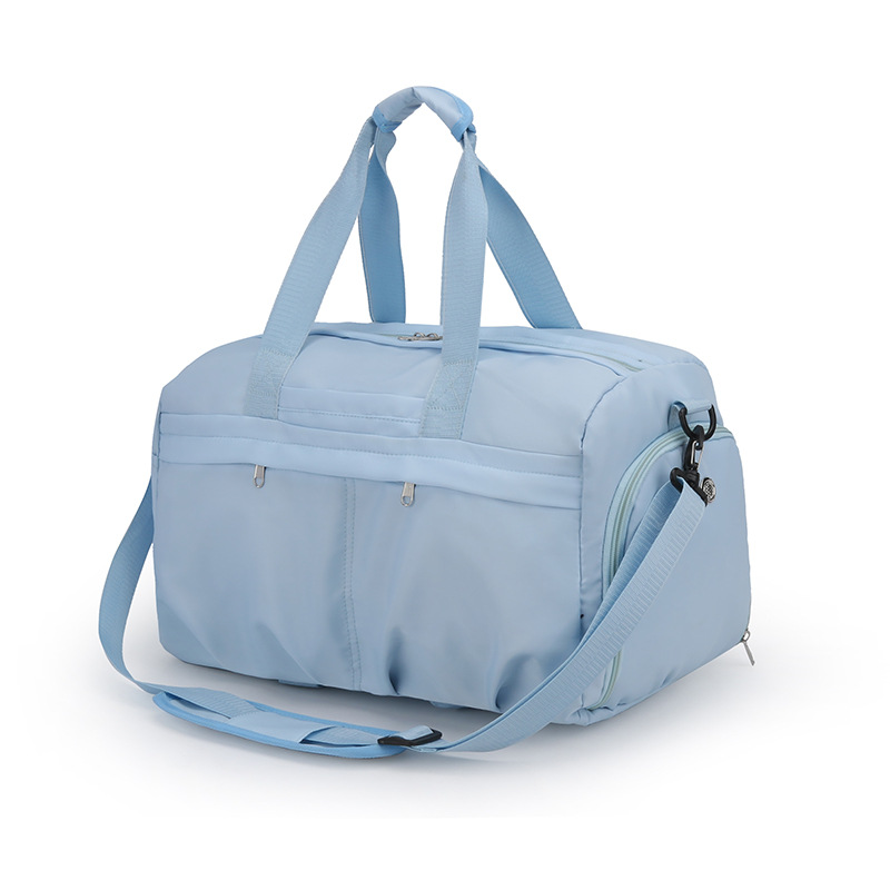 Sports and fitness bags, short travel bags, luggage storage bags, women's dry and wet separated swimming bags, portable travel bags, large capacity details Picture