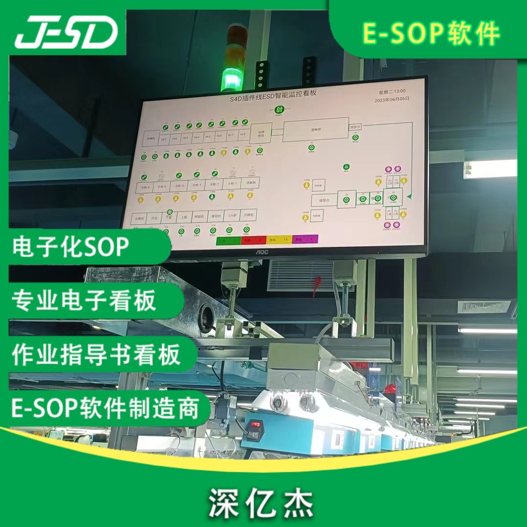 Shenzhen Yijie 'an Lamp call voice reminder intelligent SOP electronic board workshop digital alarm notification details Picture
