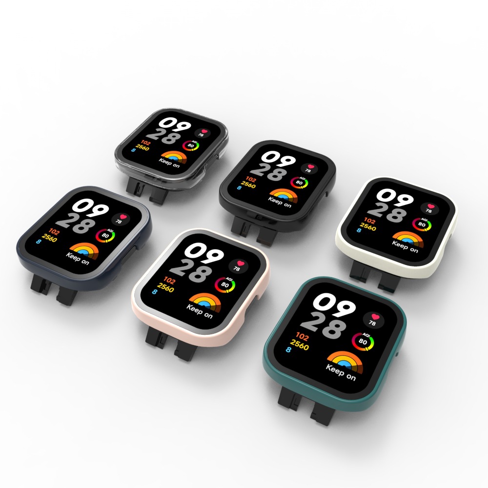 Redmi Watch 3 protective case: Redmi Watch 3 Tempered glass integrated case PC+ tempered glass details Picture