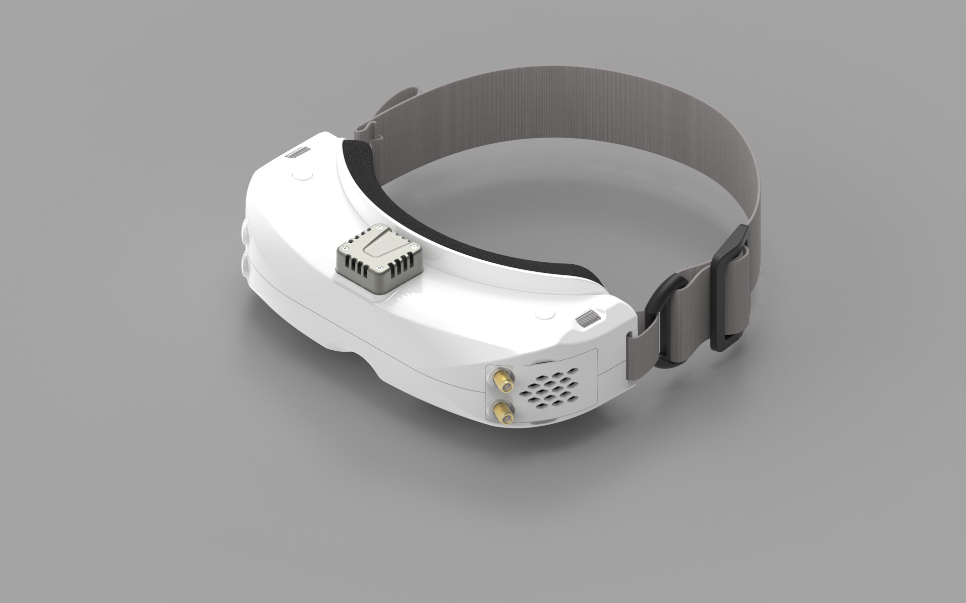 The SKYZONE SKY04X 1280X960 OLED FPV video glasses come with a built-in fusion receiver Specification drawing