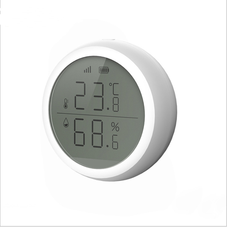 tuya Smart Home Zigbee Temperature and humidity sensor, TuYA detector, WIFI wireless temperature and humidity sensor details Picture